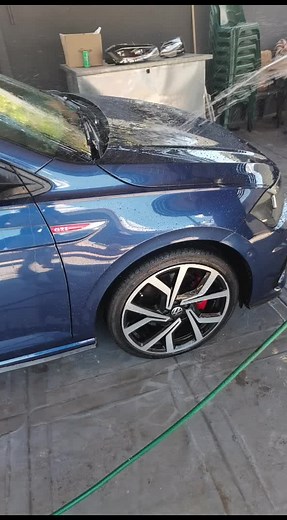 Volkswagen GTI Car Wash Process Video