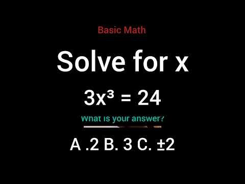 Solving 2x² = 8 | Step-by-Step Algebra Tutorial In this short video, #maths #mathematics