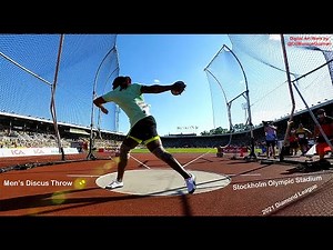 Men's Discus Throw. Stockholm Olympic Stadium. Diamond League. July 4, 2021.