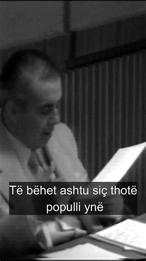 Gjithmonë si thotë Populli! #enverhoxha #historiashqiptare