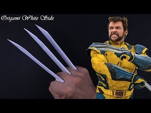 How to make Wolverine Claws out of paper
