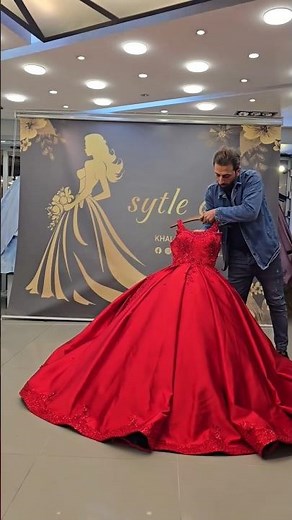 Bag Se Nikaala, Aur Ban Gaya HUGE Princess Gown! 🤯 Red Dress Reveal#shorts #viral #trending #short