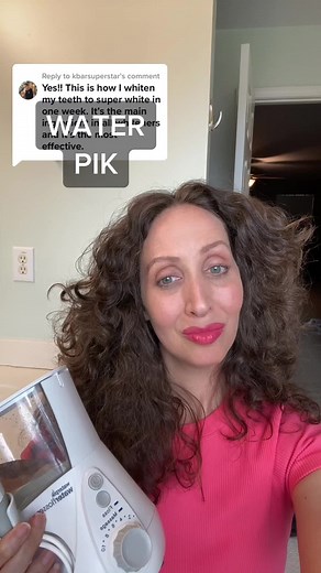 Natural Teeth Whitening with Waterpik and Peroxide