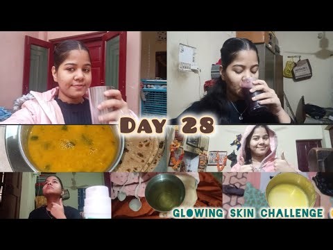 Day-28 of my pimple free skin challenge ❣️ // Daily routine 👀 // 30 days challenge 🤫