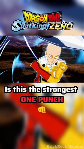 Is This The STRONGEST One Punch Ever?! 😳🔥 (First Person Saitama) #dbsz #dragonball #sparkingzero