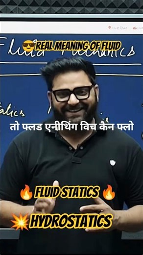 Fluid Statics and hydrodynamics explained 🔥 #fluidmechanics #hydrostatics #neetphysics #neetaspirent