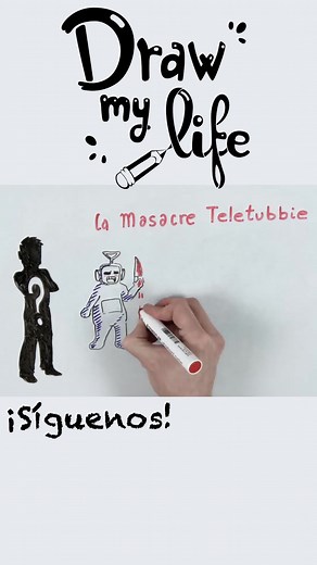 Creepy Draw My Life of Terrifying Teletubbies | Slendytubbies Creepypasta Explained