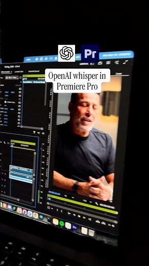 Whisper AI transcription in Premiere With Echoe Ecribe #videoediting