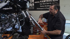 Harley Fork Sliders Removal