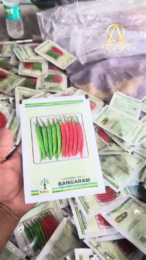 Kalash Seeds Packing in Vertical Form Fill Seal Packing Machine