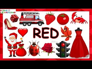 RED colour | Things That Are Red I Colour RED | Red colour objects | Things that are red in colour
