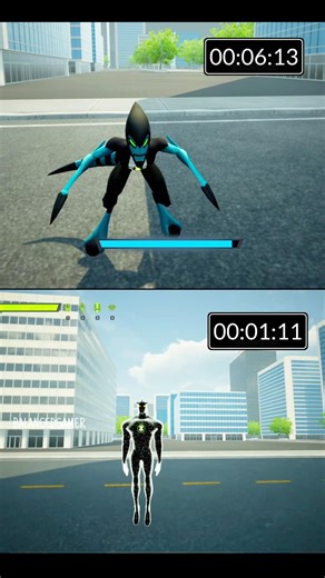 XLR8 VS Alien X 2 Laps Race #ben10 #ben10gameplay