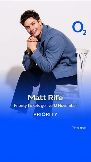 Get Priority Tickets to see Matt Rife across the UK in April 2026 | O2