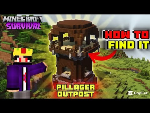 *"Hunting Down the Pillager Outpost in Minecraft Survival! 💀🔍