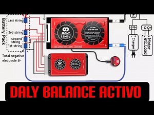 "DALY" MODULE WITH ACTIVE BALANCING AND BLUETOOTH. #CellBalancing #SeriesBalancing #dalynews
