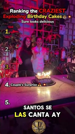 Ranking the CRAZIEST Exploding Birthday Cakes🎂💥
