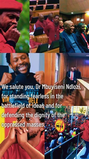 We salute you, Dr Mbuyiseni Ndlozi, for standing fearless in the battlefield of ideas and for defending the dignity of the oppressed masses. You were not just a spokesperson — you were a revolutionary voice that shook the establishment and spoke truth to power. Your contribution to the struggle for economic freedom, land justice, and African dignity will never be erased. History will remember those who stood firm when it mattered. The revolution is bigger than individuals, and your role in it is