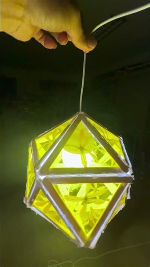 Math Project: Icosahedron Lamp #ofwgurothailand