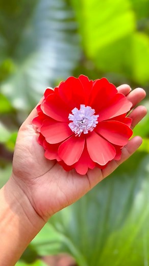 9.8K views · 59 reactions | DIY paper flower making  #reels #reelsfb #craft #diy #easy #papercraft #flowers #best #fblifestyle #handmade | Ayesha's Creation | Facebook