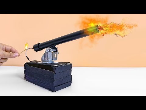 How to Make a Mini Cannon - Very Easy