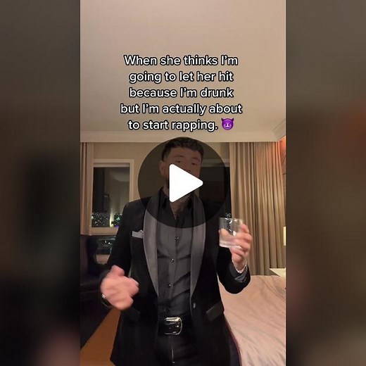 His palms are sweaty, knees weak, arms are heavy. There's vomit on his sweater already, mom's spaghetti. 🎶