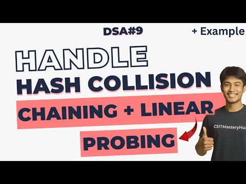 Hash Collision & Resolution Techniques | Chaining & Linear Probing | DSA - 9