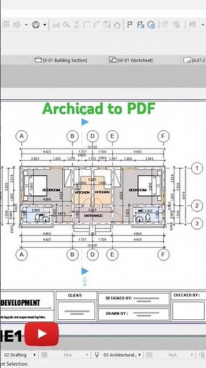 Archicad to PDF #archicad #archicadtutorial