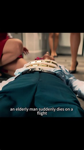 An elderly man suddenly died on a plane. #movie #film #foryou