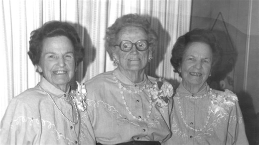 Oldest triplets ever were named by US First Lady after parents struggled to pick names