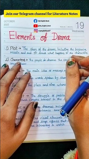 Elements of Drama in English Literature | What is Drama in English Literature #drama #education