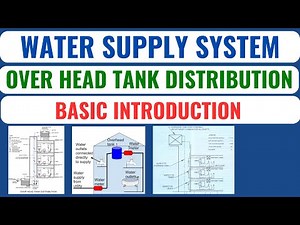 Water Supply Over Head Tank Distribution I Domestic Water System Distribution I HVAC Tutorial