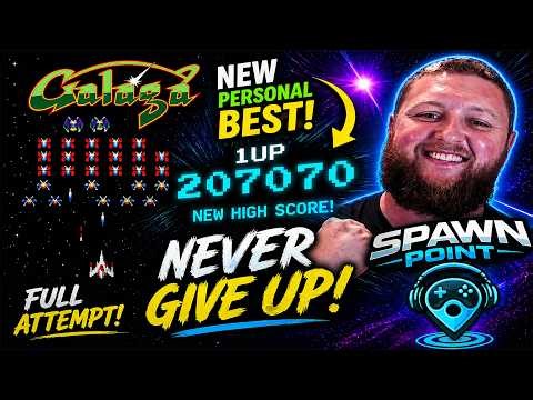 I FINALLY Beat My Galaga Record… 207,070 Points! (Full Run)