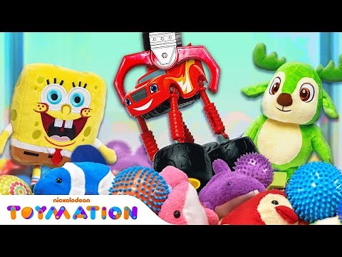 Claw Machine Surprise #5 w/ Blaze, SpongeBob & Deer Squad Toys! | Toymation