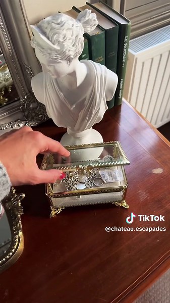 Chateau Bedroom Decor Update with Antiques and Vintage Items