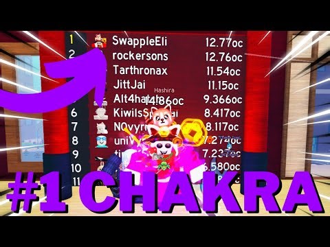 I Became The *NUMBER ONE* Chakra Main in ANIME FIGHTING SIMULATOR ENDLESS!! (AFSE)