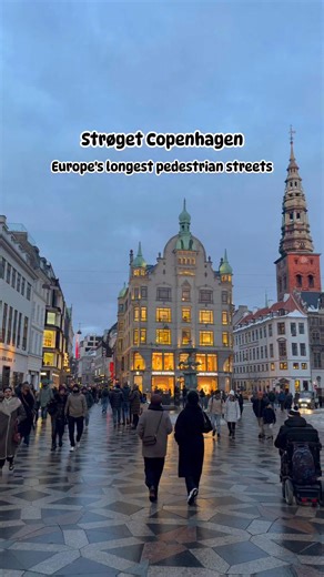 Strøget Copenhagen 🇩🇰 Europe's longest pedestrian streets #copenhagen #denmark #winter #sundayvibes #europetravel | JC GLARZ VLOGS