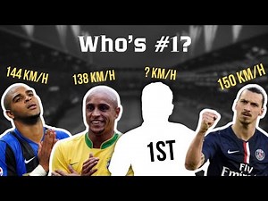 TOP 20 Fastest Shots in Football - Ranked
