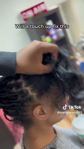 How to Touch Up Knotless Box Braids | Hair Braiding Tutorial