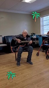 Bay Ridge welcomes a new resident with a passion for music! 🎶 He loves to play guitar, filling our halls with beautiful melodies and uplifting spirits. 🎸✨ We’re so glad to have him as part of our community! #WelcomeToBayRidge #MusicBringsJoy #CommunityHarmony | Bay Ridge Healthcare Center