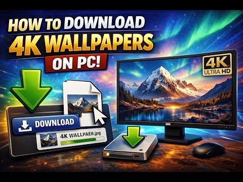 how to download 4k wallpapers for pc