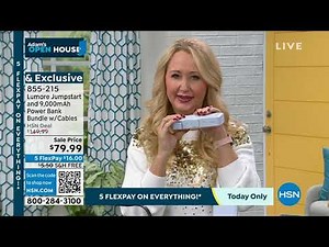 Lumore Jumpstarter and 9,000mAh Power Bank Bundle with J...