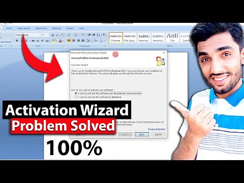 Microsoft office 2007/13/19/21 activation wizard Problem Solved | Ms Office activation wizard error