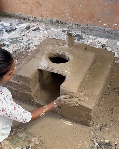 529K views · 1.8K reactions | Village style Cooking stove making method #stove #mudcrafts #claytonnc | Deep's CRAFT | Facebook