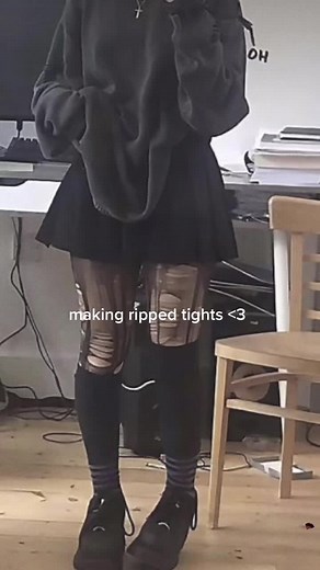 Making Ripped Tights
