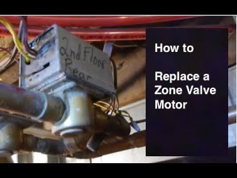 Replacing a Zone Valve Motor