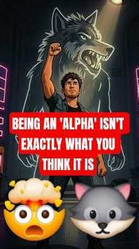 Alpha Wolves Aren't Real — A Scientist Took It Back #AlphaWolf #DarkPsychology #alphamindset #Shorts