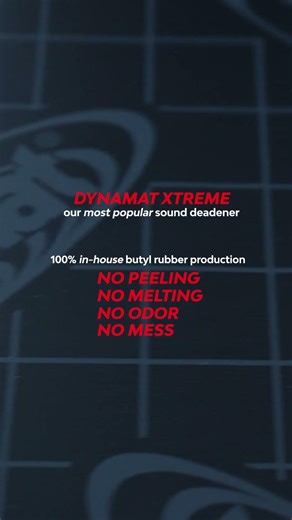 Dynamat Xtreme for Vibrational Noise Control