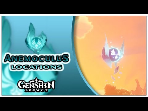 All 66 Anemoculus Locations ✦ GENSHIN IMPACT