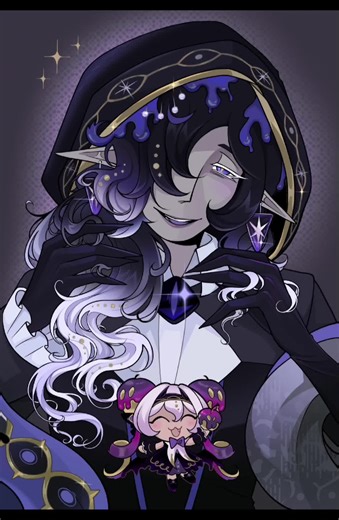 Black Sapphire Cookie Speedpaint | Cookie Run Kingdom Art