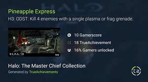 Pineapple Express achievement in Halo MCC